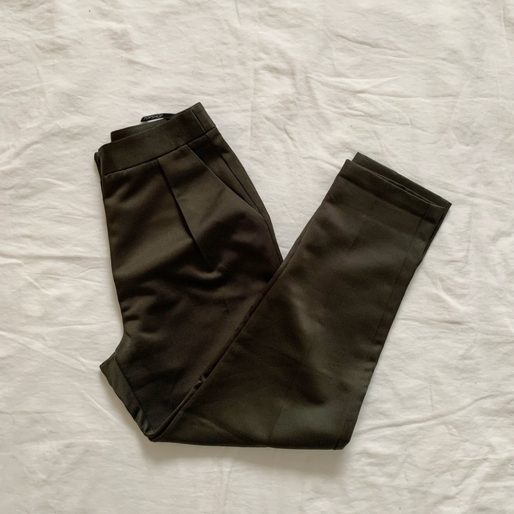 Topshop tapered trousers